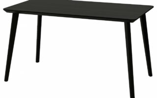 LISABO Tisch - schwarz 1x1 cm