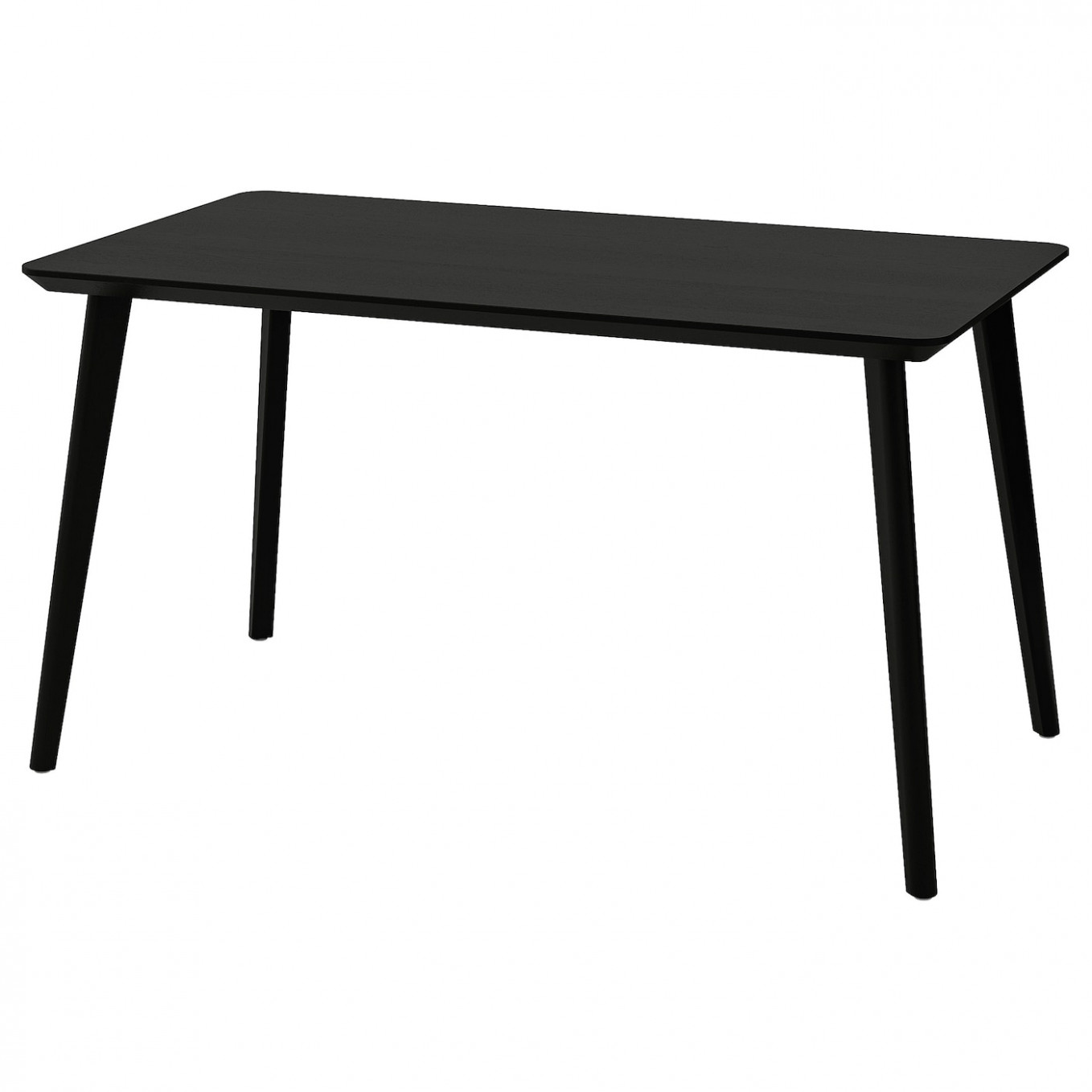 LISABO Tisch - schwarz 1x1 cm